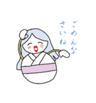 雪だるま女（個別スタンプ：7）
