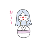 雪だるま女（個別スタンプ：8）
