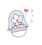 雪だるま女（個別スタンプ：10）