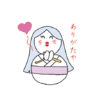雪だるま女（個別スタンプ：17）