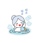 雪だるま女（個別スタンプ：22）