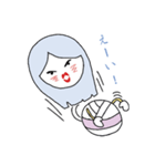 雪だるま女（個別スタンプ：23）