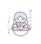 雪だるま女（個別スタンプ：28）