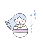 雪だるま女（個別スタンプ：33）