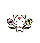 スタンプおし隊ねこ（個別スタンプ：35）
