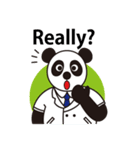 日中英3ヵ国語を話す元気パンダ（個別スタンプ：37）