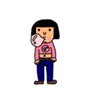 ぽちゃ子さん（個別スタンプ：15）