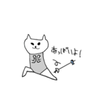 フェンシングをするネコ（個別スタンプ：15）