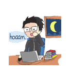 Budi the Megane Boy（個別スタンプ：7）
