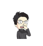 Budi the Megane Boy（個別スタンプ：8）