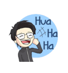 Budi the Megane Boy（個別スタンプ：14）