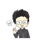 Budi the Megane Boy（個別スタンプ：18）