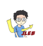 Budi the Megane Boy（個別スタンプ：22）