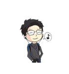Budi the Megane Boy（個別スタンプ：23）