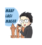 Budi the Megane Boy（個別スタンプ：25）