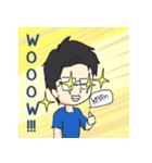 Budi the Megane Boy（個別スタンプ：38）