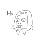 crazy phone man (general version)（個別スタンプ：21）