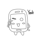 crazy phone man (general version)（個別スタンプ：38）