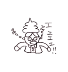 へんてこ帽子の女の子（個別スタンプ：3）