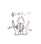 へんてこ帽子の女の子（個別スタンプ：4）