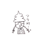 へんてこ帽子の女の子（個別スタンプ：10）