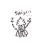 へんてこ帽子の女の子（個別スタンプ：14）