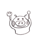 へんてこ帽子の女の子（個別スタンプ：35）