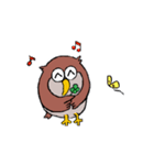 ふくろうフラップ君1匹目（個別スタンプ：34）
