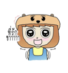 bearhatgirl（個別スタンプ：34）