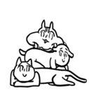 白い動物のやつ（個別スタンプ：24）