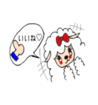 モフモフ羊（個別スタンプ：3）