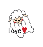 モフモフ羊（個別スタンプ：20）