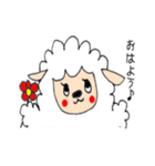 モフモフ羊（個別スタンプ：25）