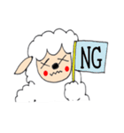 モフモフ羊（個別スタンプ：38）