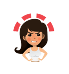 Cewek Cantik（個別スタンプ：4）