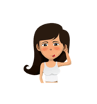 Cewek Cantik（個別スタンプ：12）
