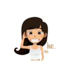 Cewek Cantik（個別スタンプ：19）