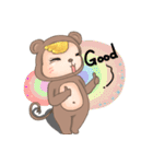 Monkey JoJo（個別スタンプ：18）