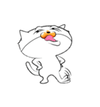 つけ鼻ネコ（個別スタンプ：12）