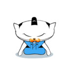 つけ鼻ネコ（個別スタンプ：13）