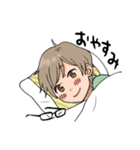 メガネ男子にVネック（個別スタンプ：2）