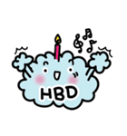 Happy Cloud（個別スタンプ：15）