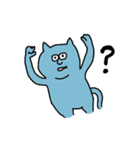 だらしないくまねこ（個別スタンプ：5）
