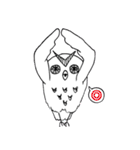 フクロウ*（個別スタンプ：21）