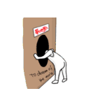 しろいこびとたち（個別スタンプ：17）