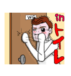 しろいこびとたち（個別スタンプ：37）