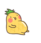 Mr.Pineapple ＆ Ms.Lychee 4（個別スタンプ：1）