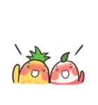 Mr.Pineapple ＆ Ms.Lychee 4（個別スタンプ：3）
