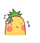 Mr.Pineapple ＆ Ms.Lychee 4（個別スタンプ：4）
