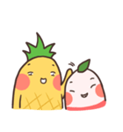 Mr.Pineapple ＆ Ms.Lychee 4（個別スタンプ：17）